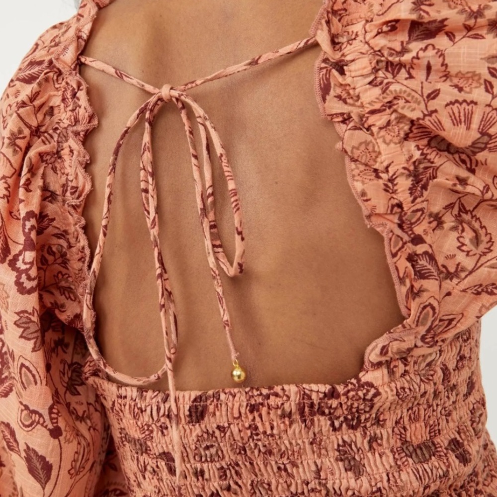 Free People Women’s Smock It to Me Mini Dress - Picture 7 of 15